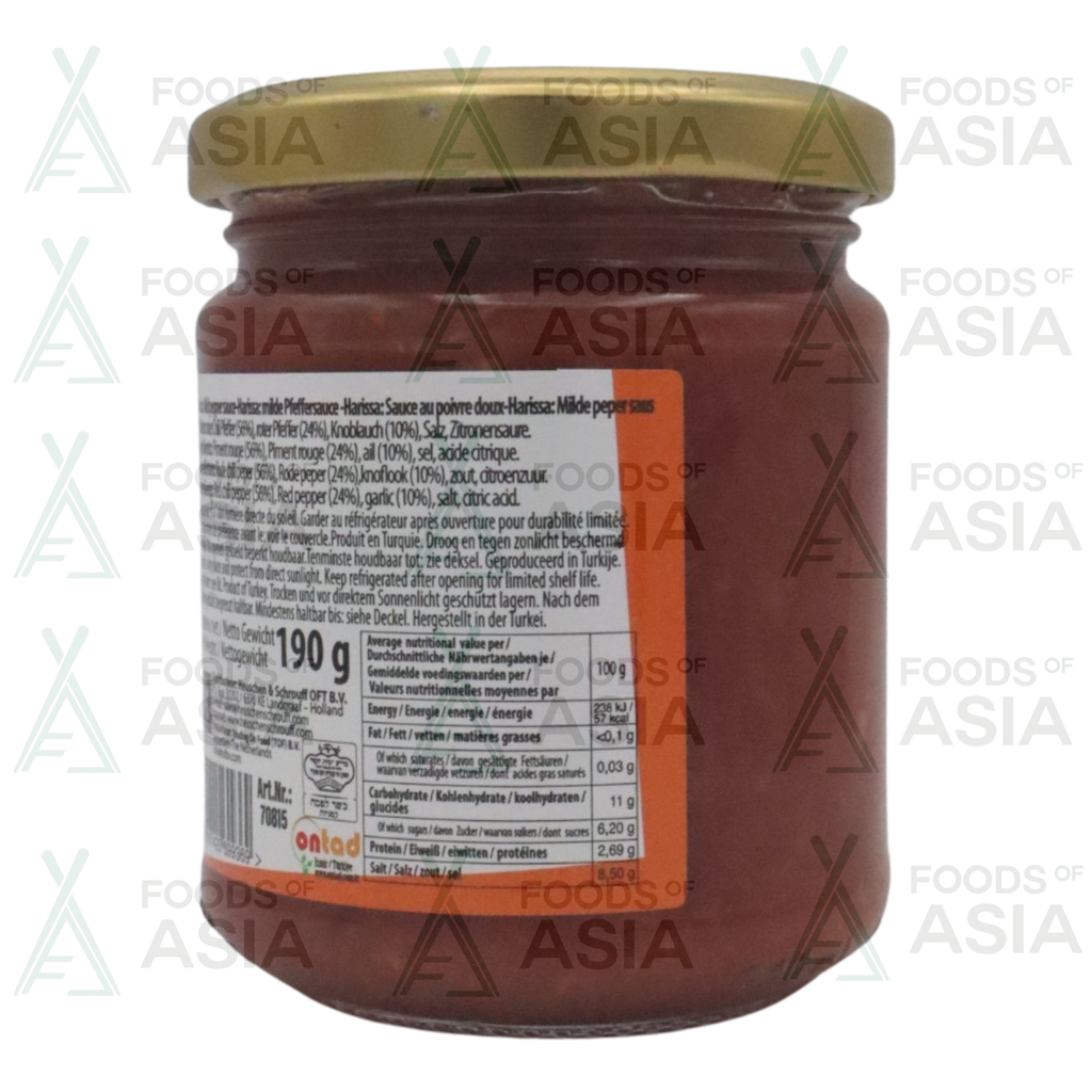 Ceren Chilipasta Harissa Mild 190g