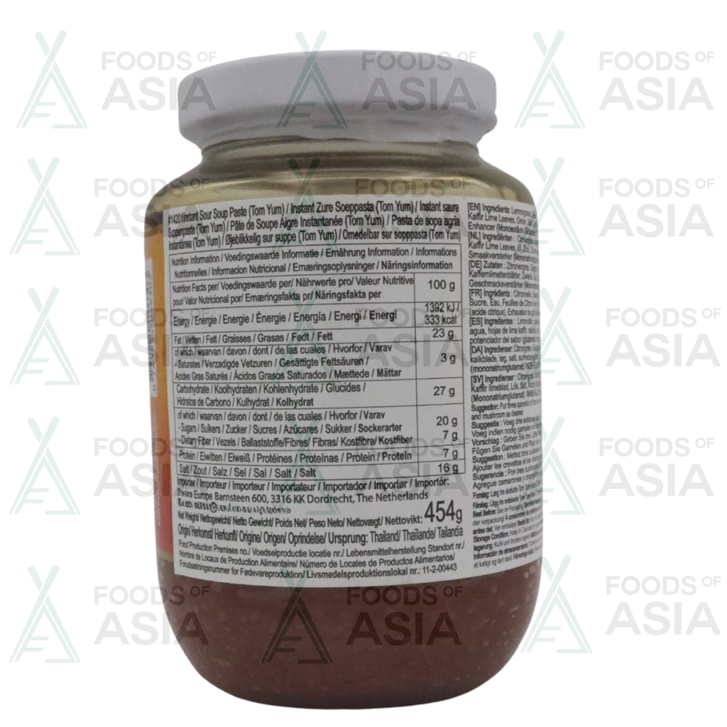 Sunlee instant tom yum paste 454g