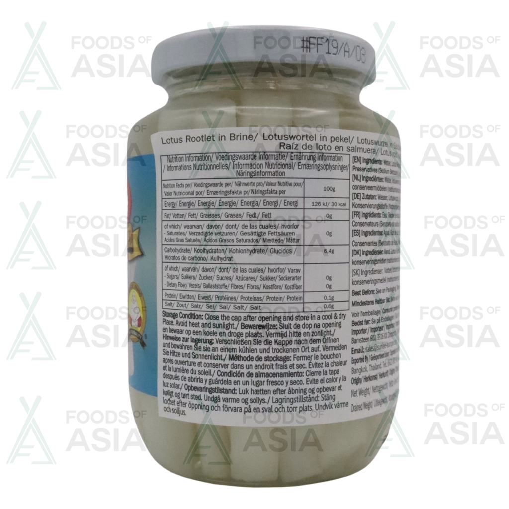 Sunlee lotus rootlet in brine 454g