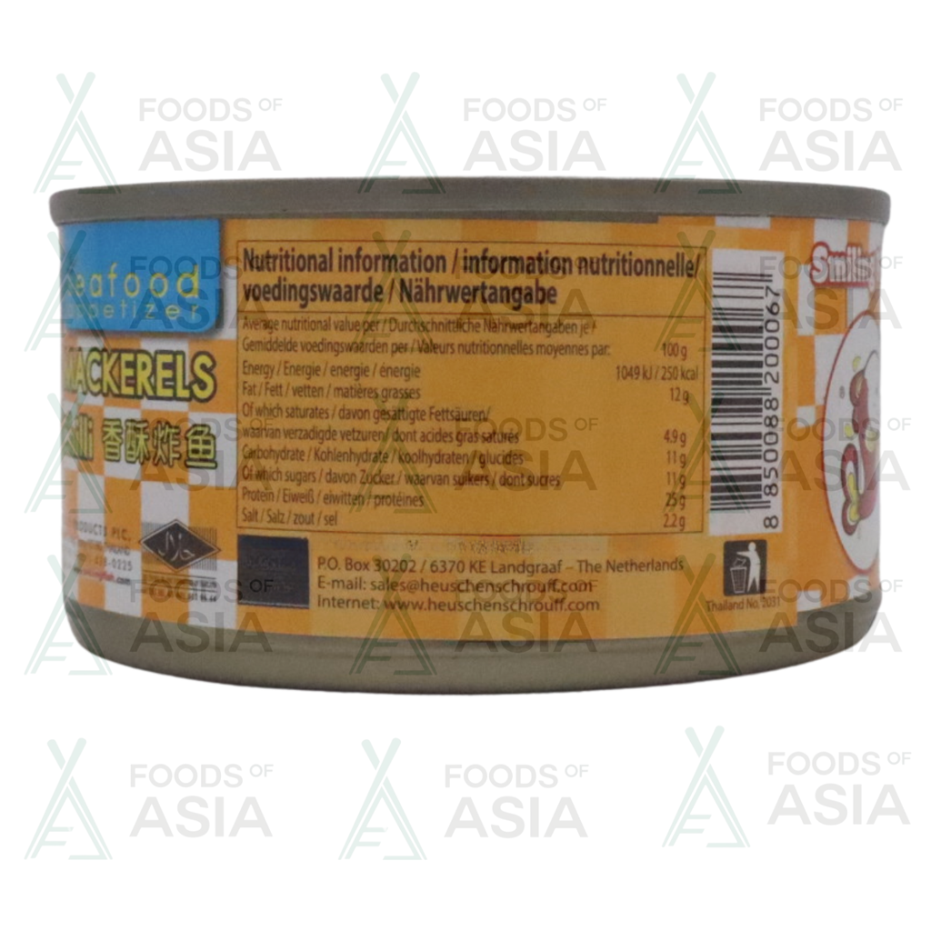 Smiling Fish Fried Mackerel with Chilli90g
