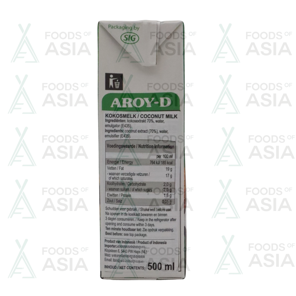 Aroy-D Coconut Milk 500ml