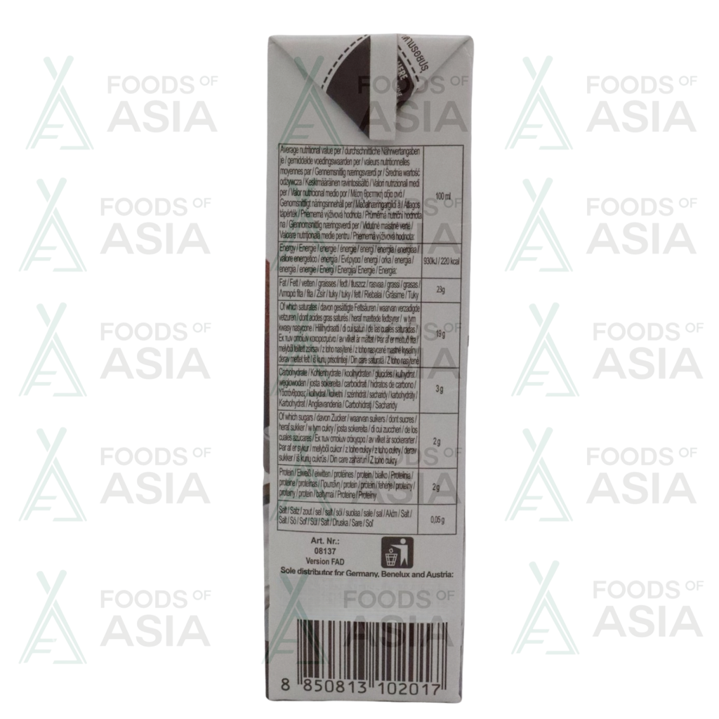 Chaokoh Kokoscrème Tetra Pak (23% Vet) 1L