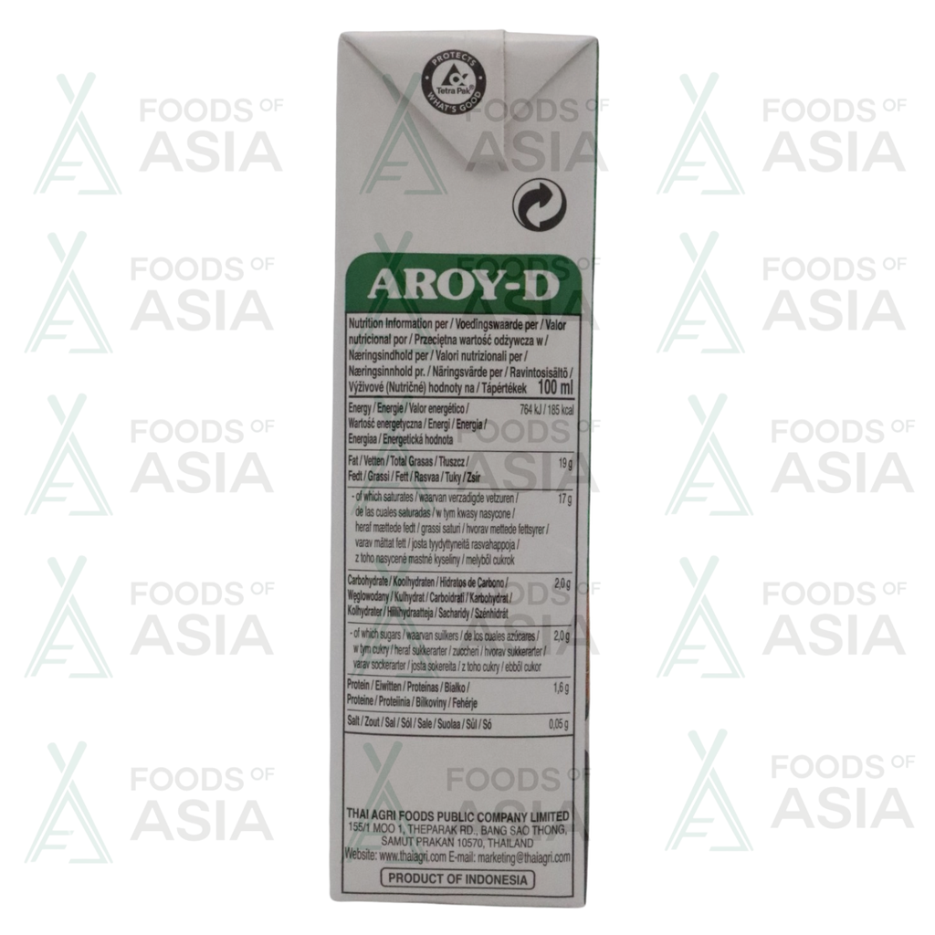 AROY-D Coconut Milk UHT 17,5% Fat 1L