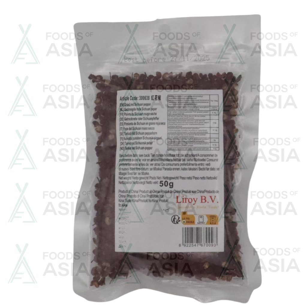 Tai Yang Men Sichuan Peppercorns (Red) 50g
