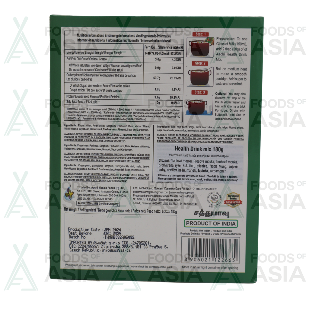 AACHI Health Drink Mix 180g