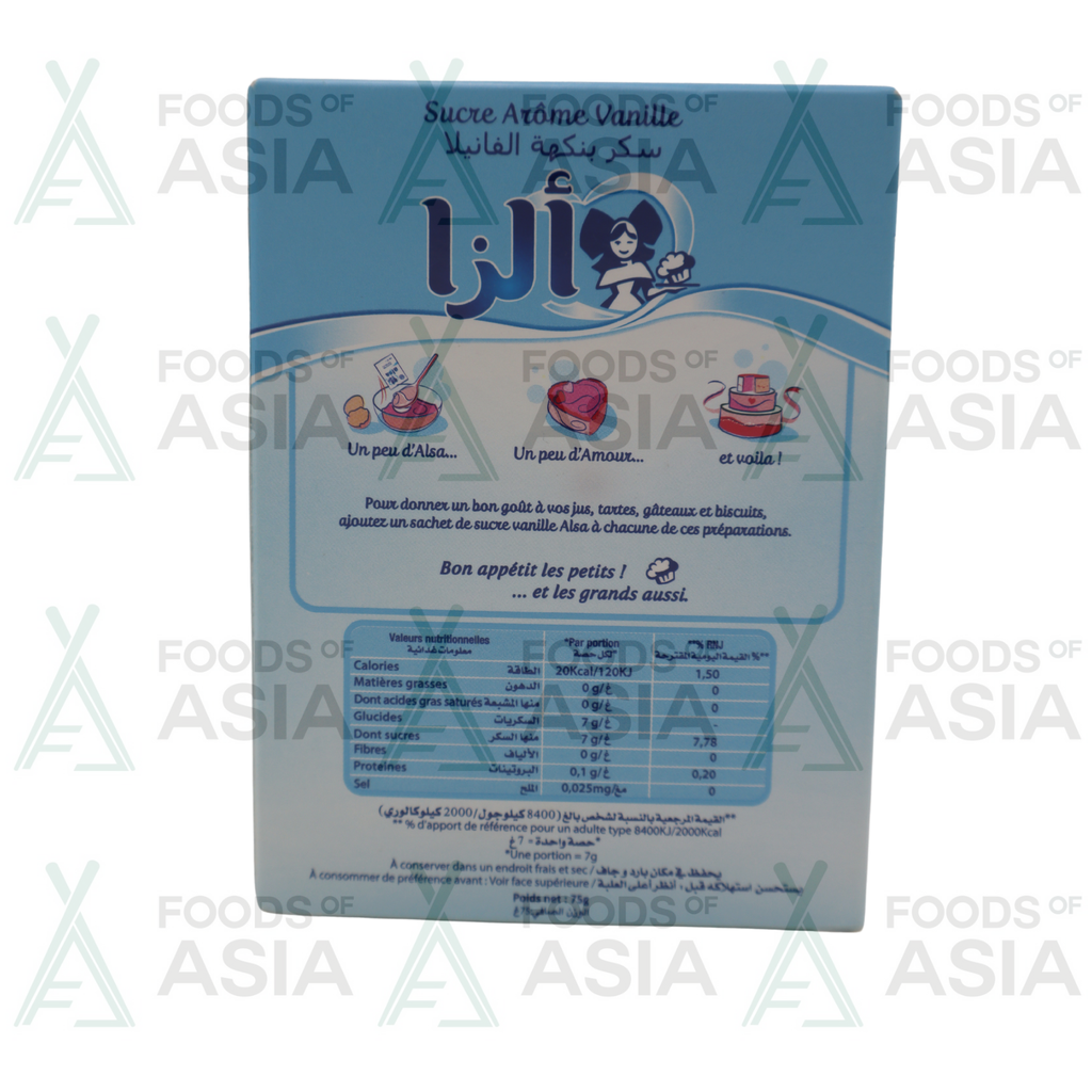 Alsa Sucre Vanilline 10 Sachets