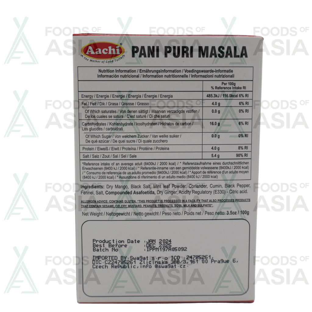 AACHI Pani Puri Masala 100g