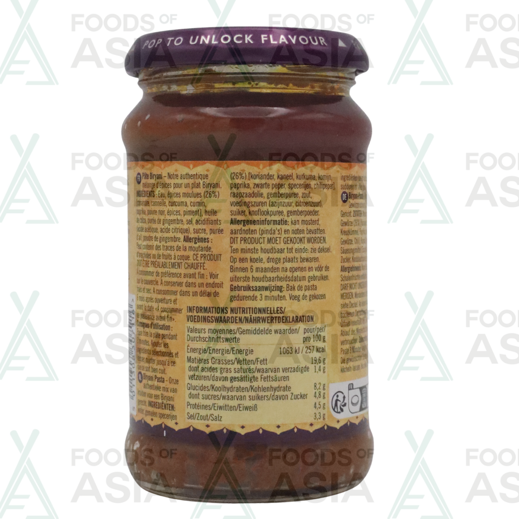 Patak's Paste Biryani 283g