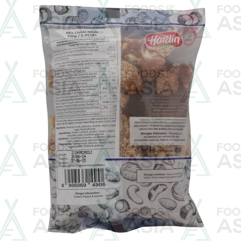 HARDIN MIX CHIKKI MINIS 200G