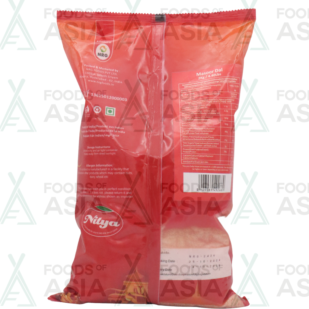 NITYA MASOOR DAL SPLIT 2KG