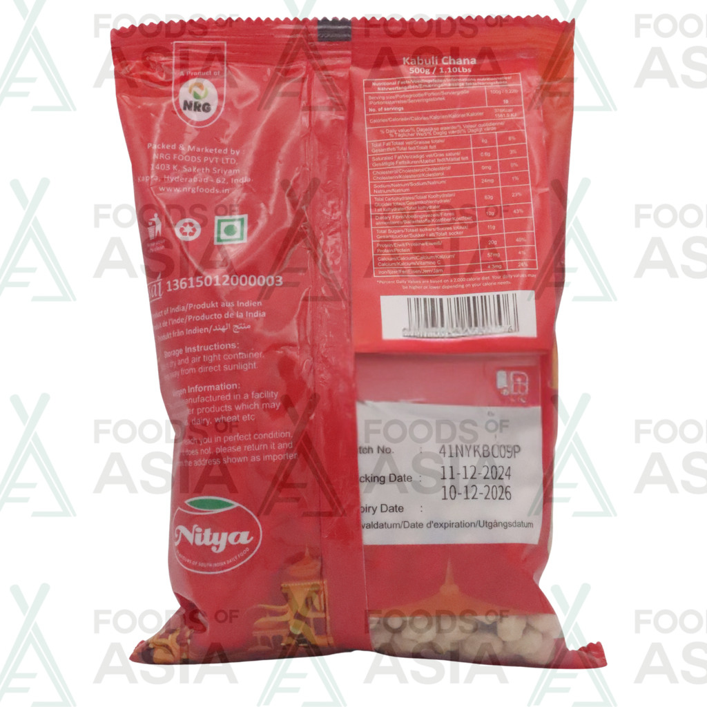 NITYA KABULI CHANA 500G