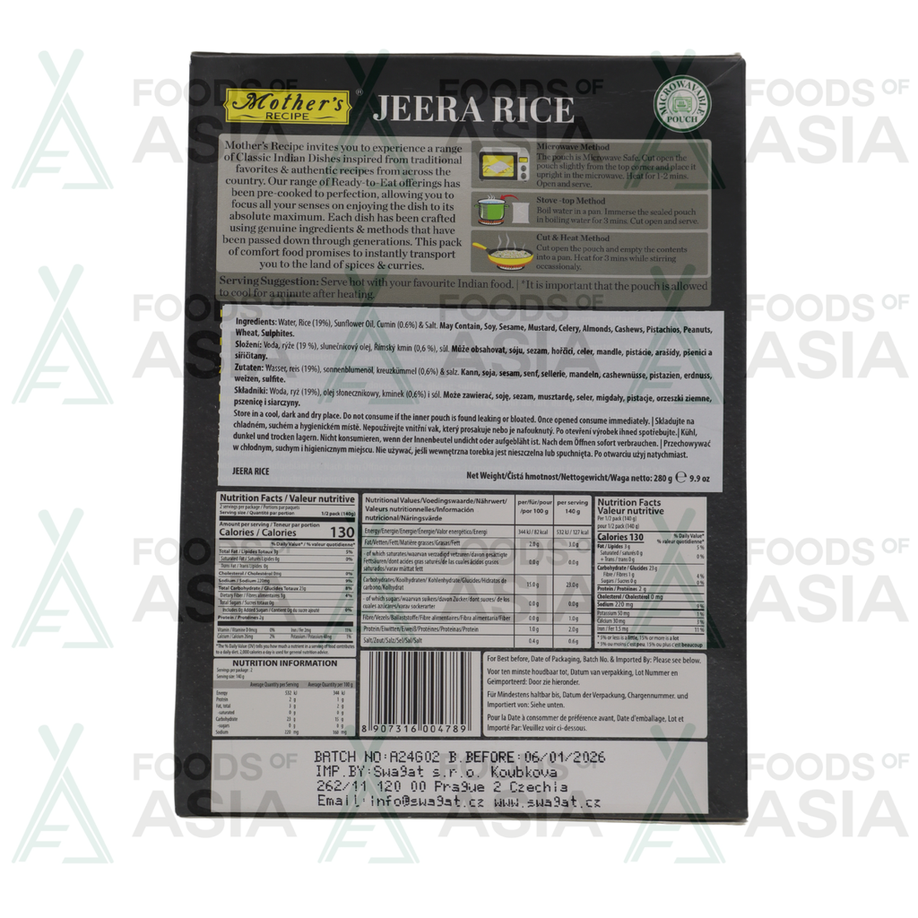 Mother's Jeera Rice 300g