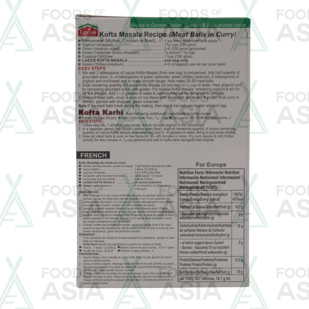 Laziza Kofta Masala 130g