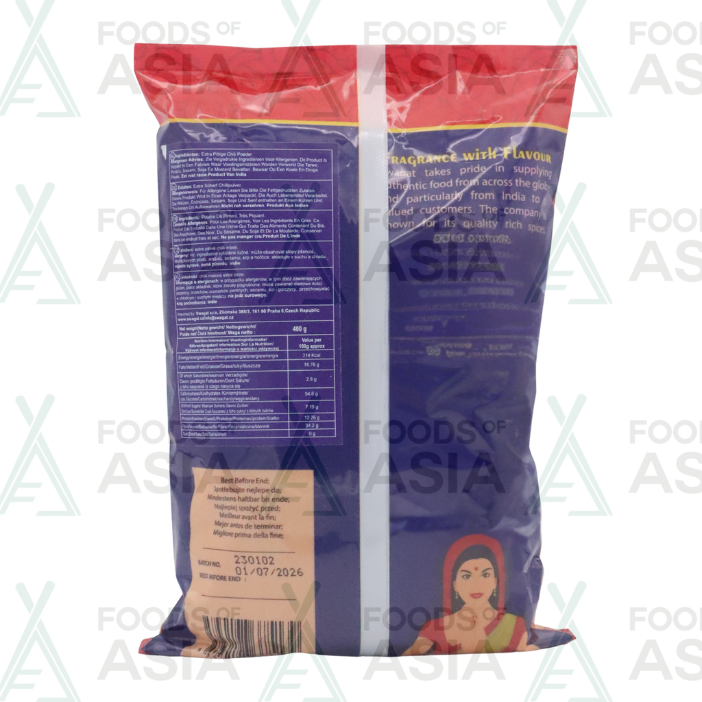 Swagat Extra Hot Chilli Powder 400g