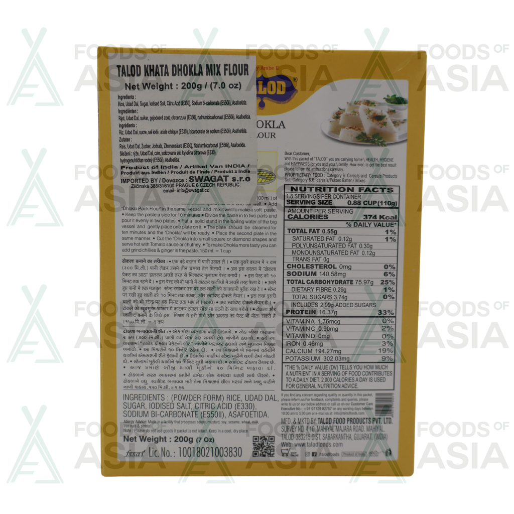 Talod Khaman Dhokla Mix Flour 200g