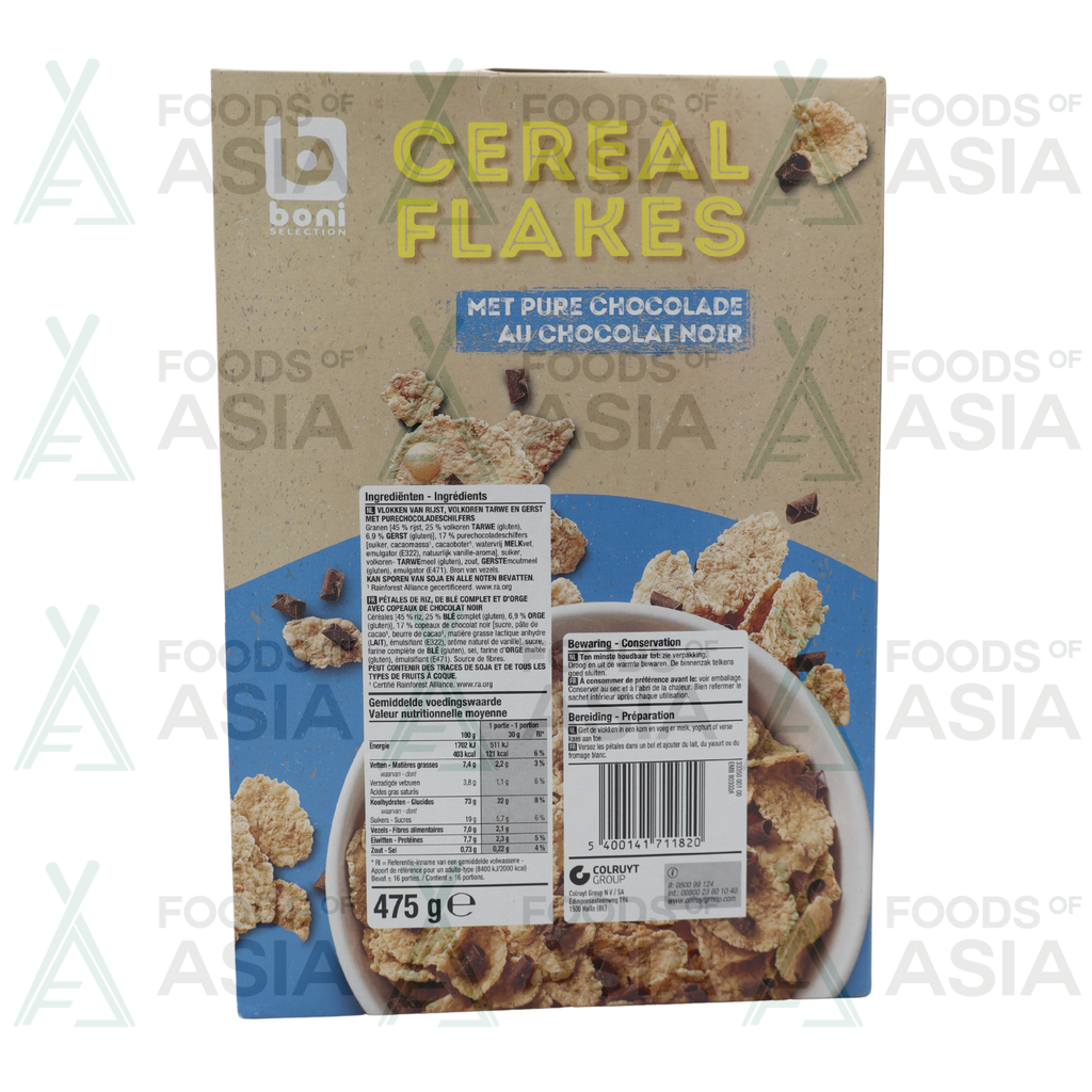 Boni Cereal Flakes Pure Chocolade 475g