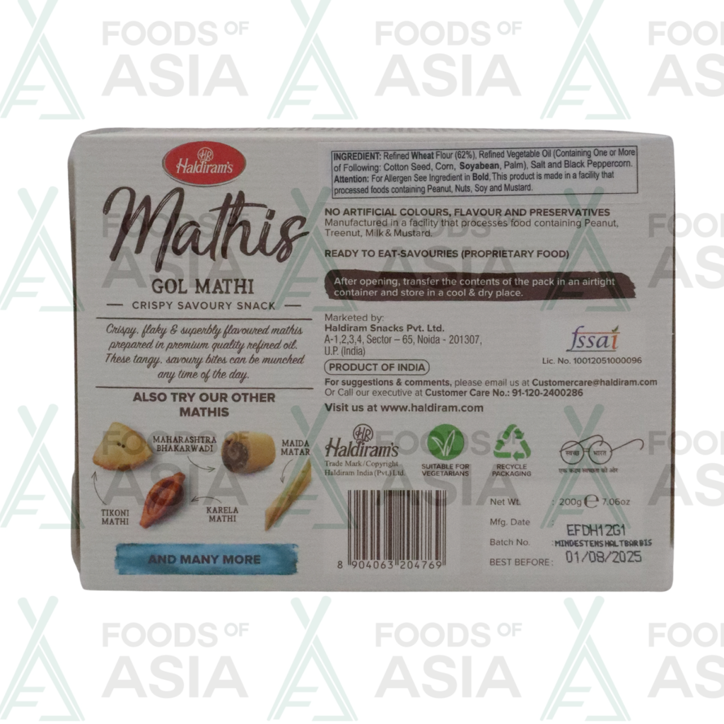 Haldiram's MATHI - GOL 200g