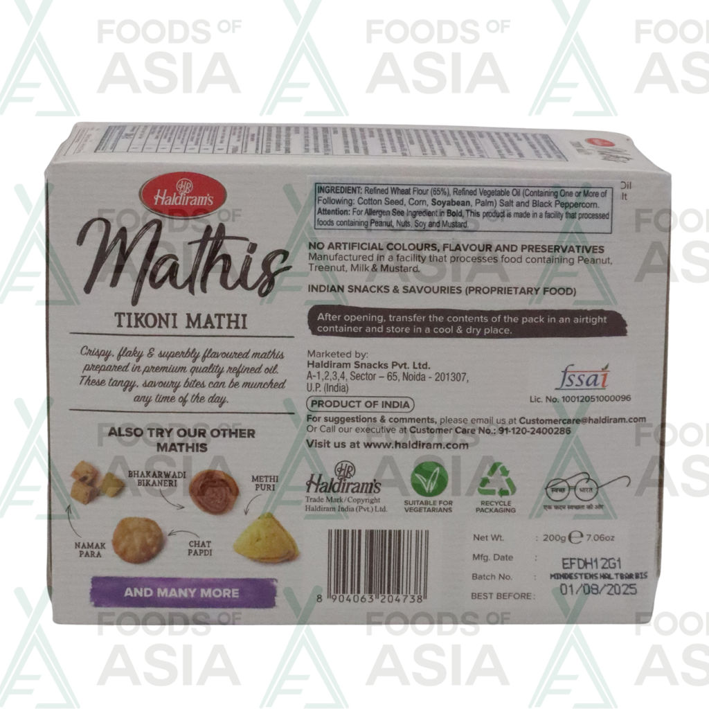 Haldiram's MATHI - TIKONI 200g