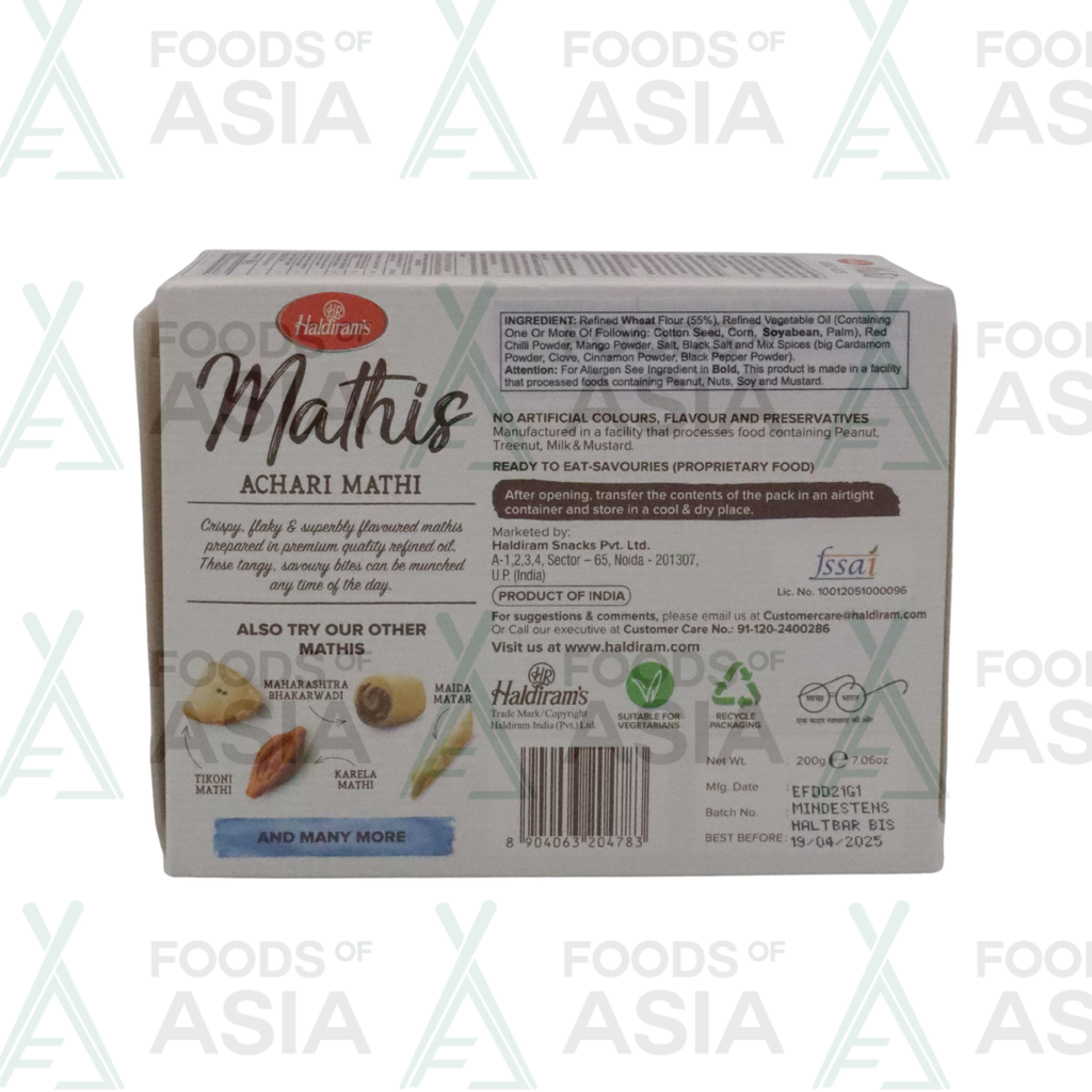 Haldiram's MATHI - ACHARI 200g