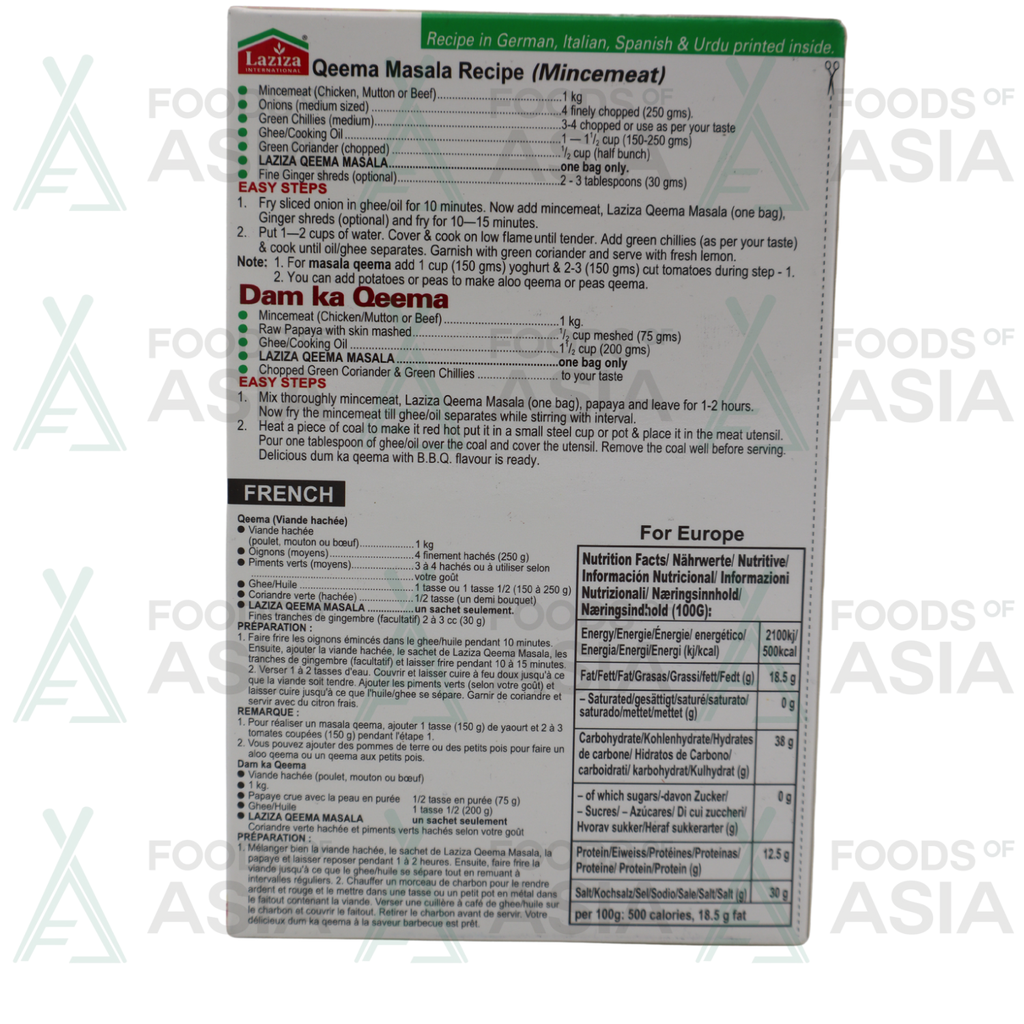 Laziza Qeema Masala 100g