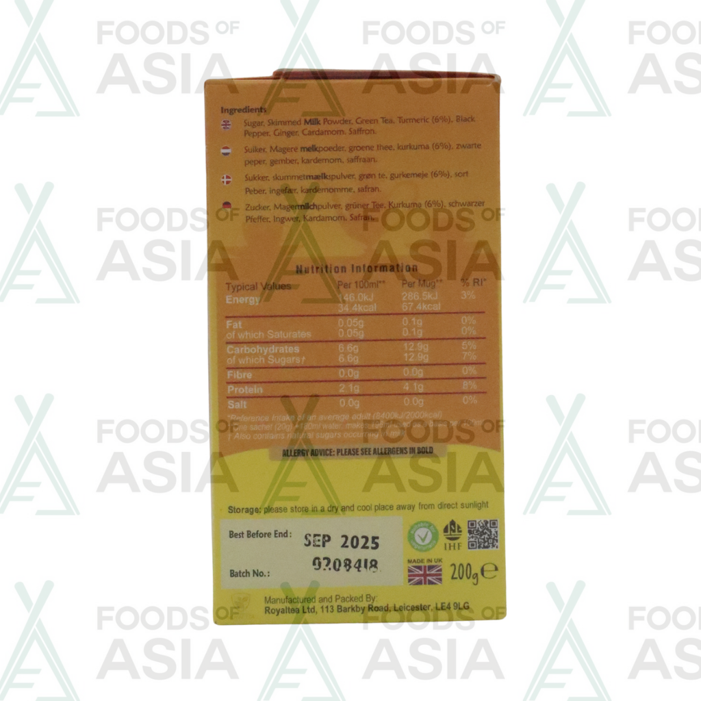ROYAL CHAI TUMERIC SWEETENED 200G