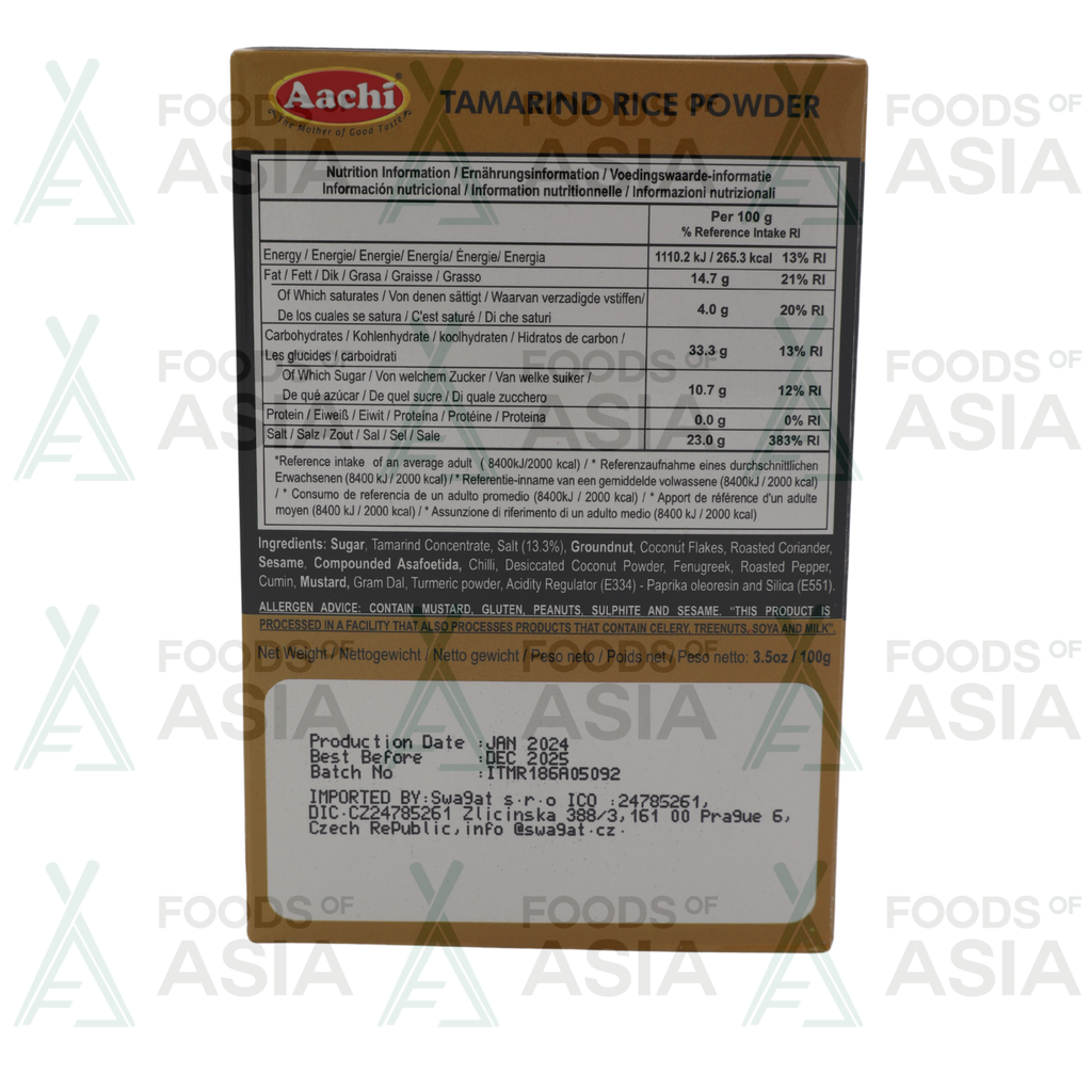 AACHI Tamarind Rice Powder 100g