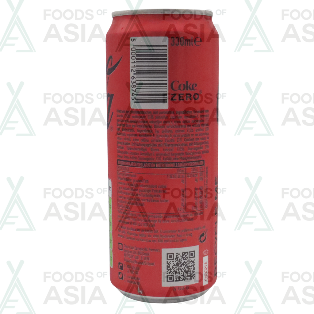 Coca'Cola Zero Sugar 330ml