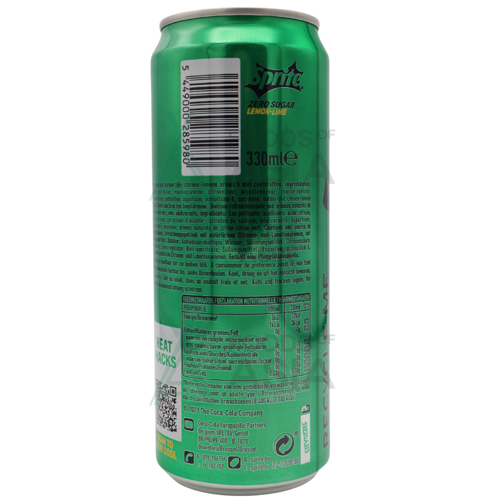 Sprite Zero Sugar Lemon-Lime 330ml