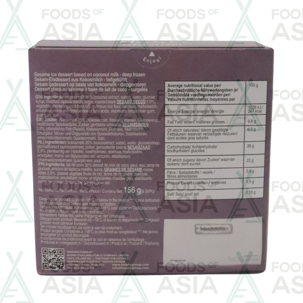 Buono Mochi IJs Sesam 156g