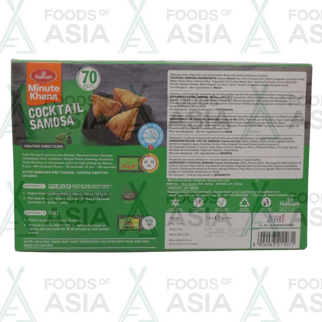 Haldiram's Cocktail Samosa 1,4kg