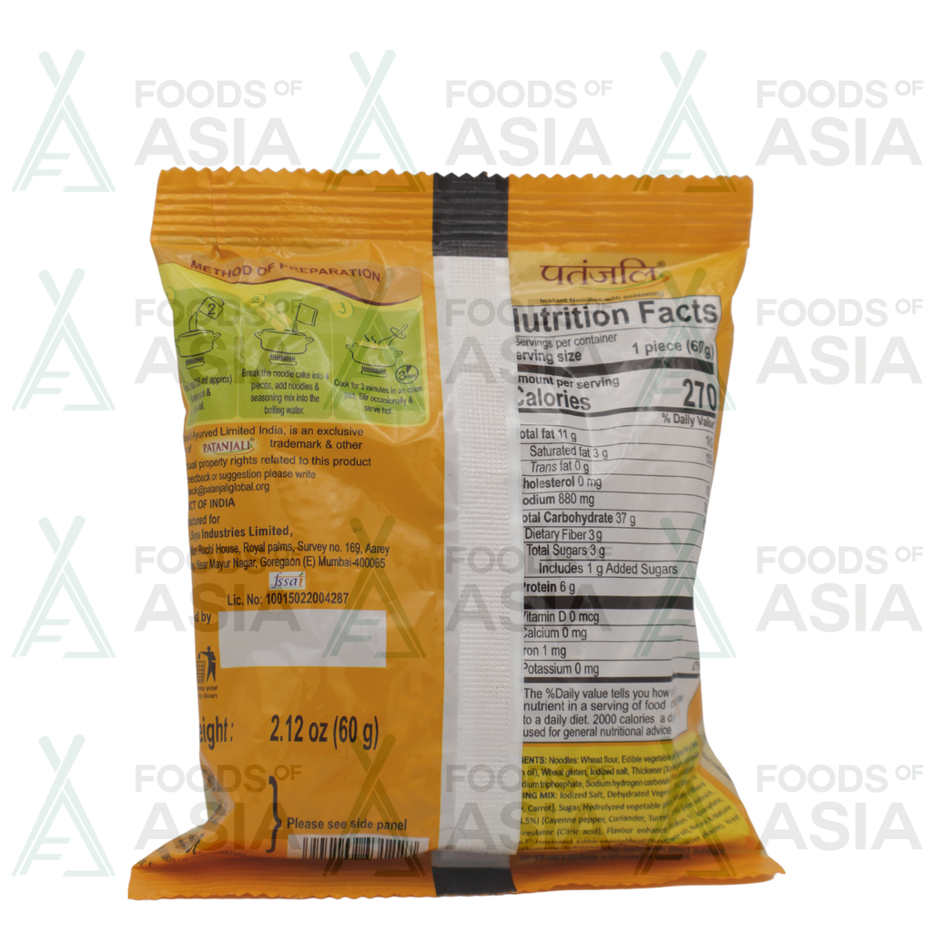 Patanjali Atta Noodles Classic 60g