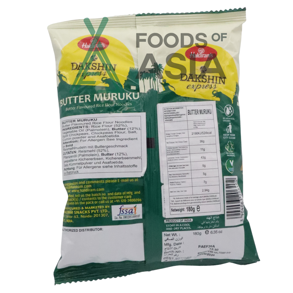 Haldiram's Butter Muruku 180g
