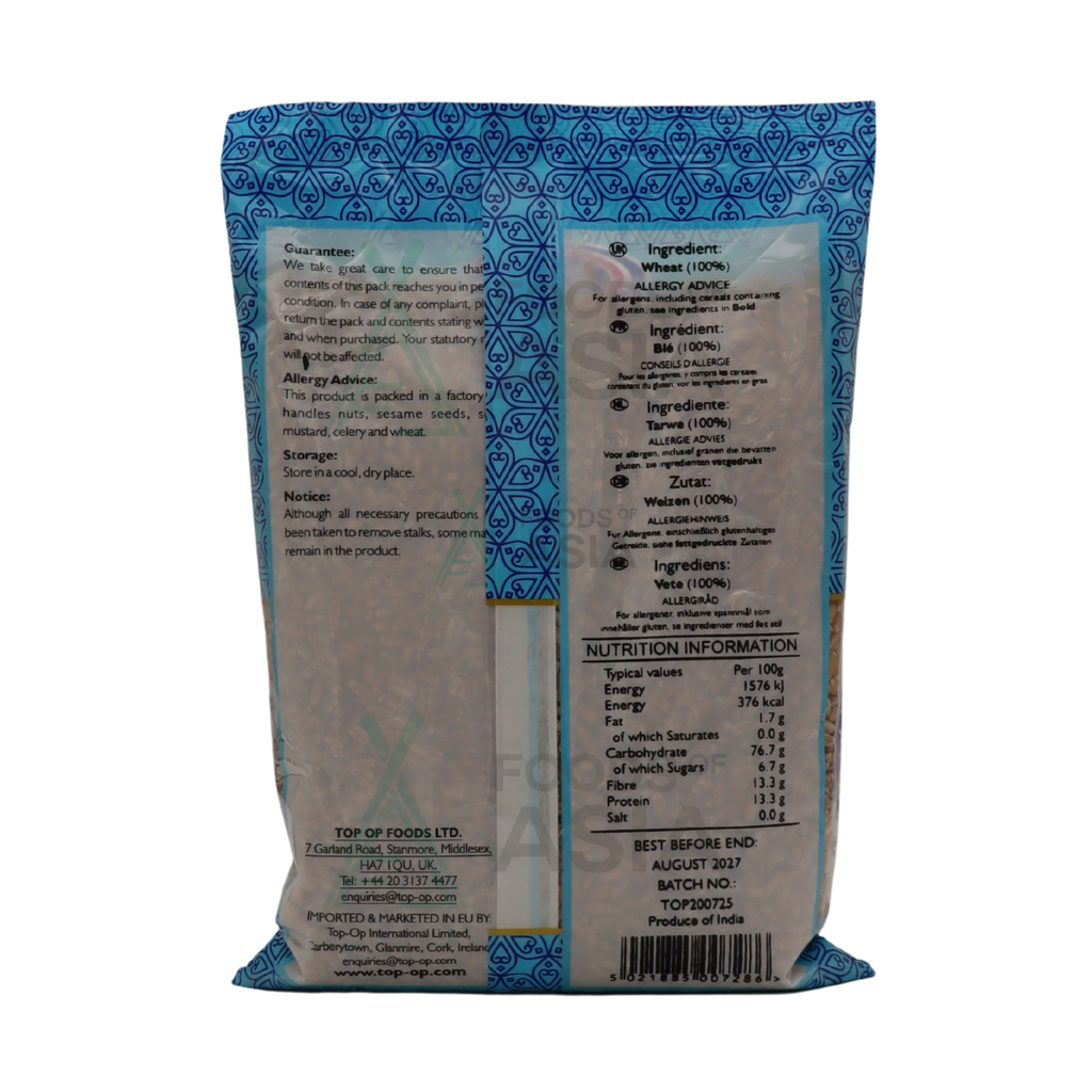 Topop Whole Wheat 500g