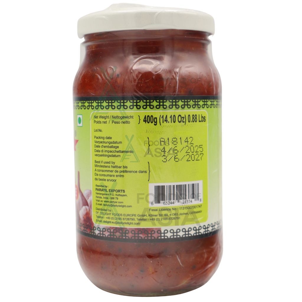 Periyar Garlic Pickle 400g