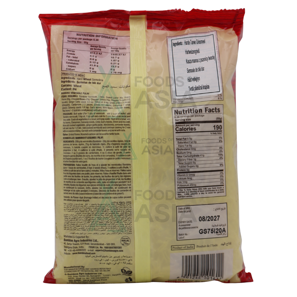 Bambino Vermicelli 350g