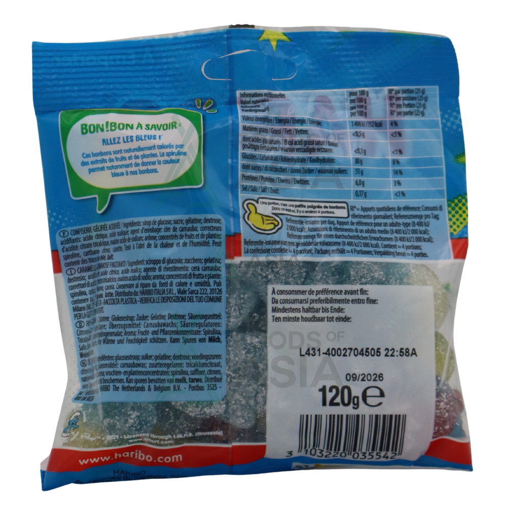 Haribo Schtroumpfs Pik 120g