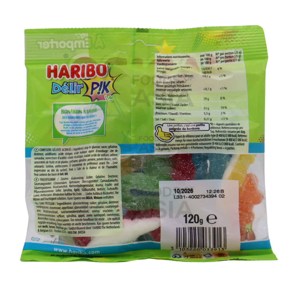 Haribo Delir Pik 120g