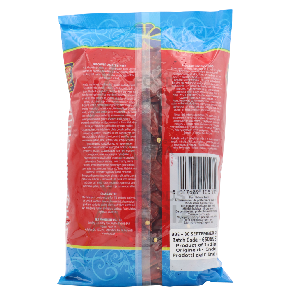 TRS Whole Chillies Extra Hot 150g