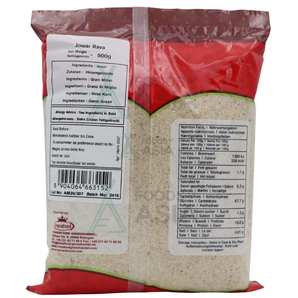 Annam Jowar Rava 500g