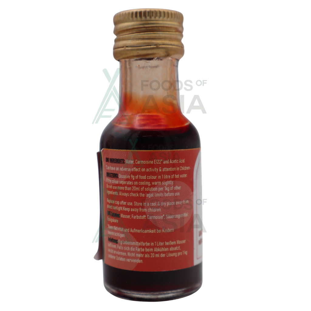 Annam Red Liquid Food Colouring 28ml