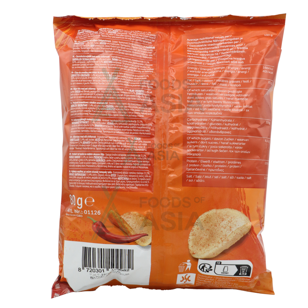 Flying Goose Sriracha Sweet Chilli Prawn Crackers 80g