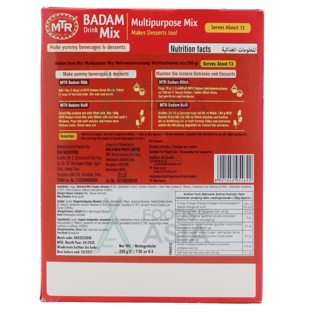 MTR Badam Drink Mix 200g