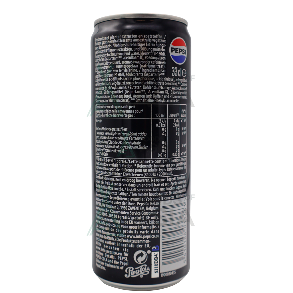 Pepsi Zero Sugar 33cl