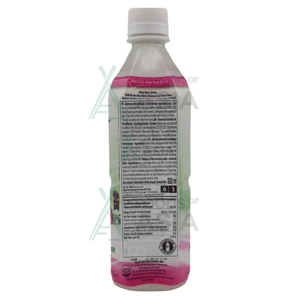 T'Best Aloe Lychee Aloe Vera Drink 500ml