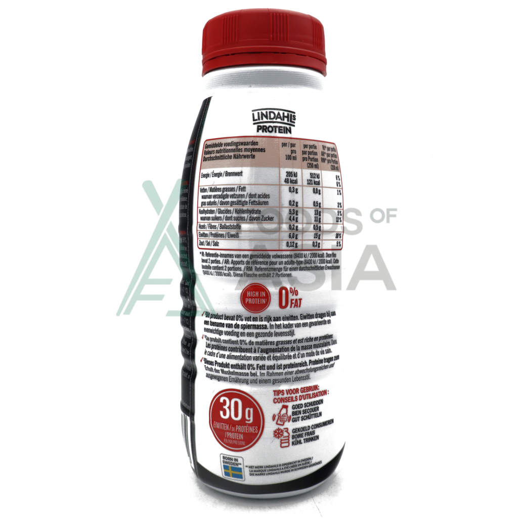 Lindahls Protein Aardbei 500ml