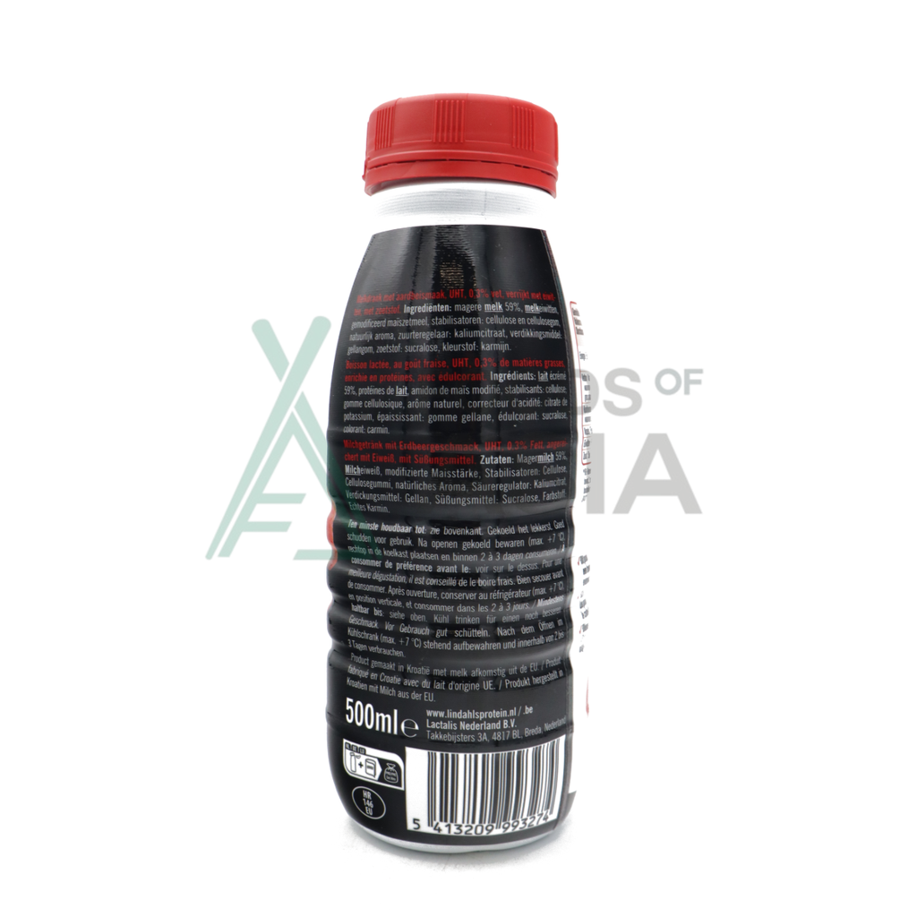 Lindahls Protein Aardbei 500ml