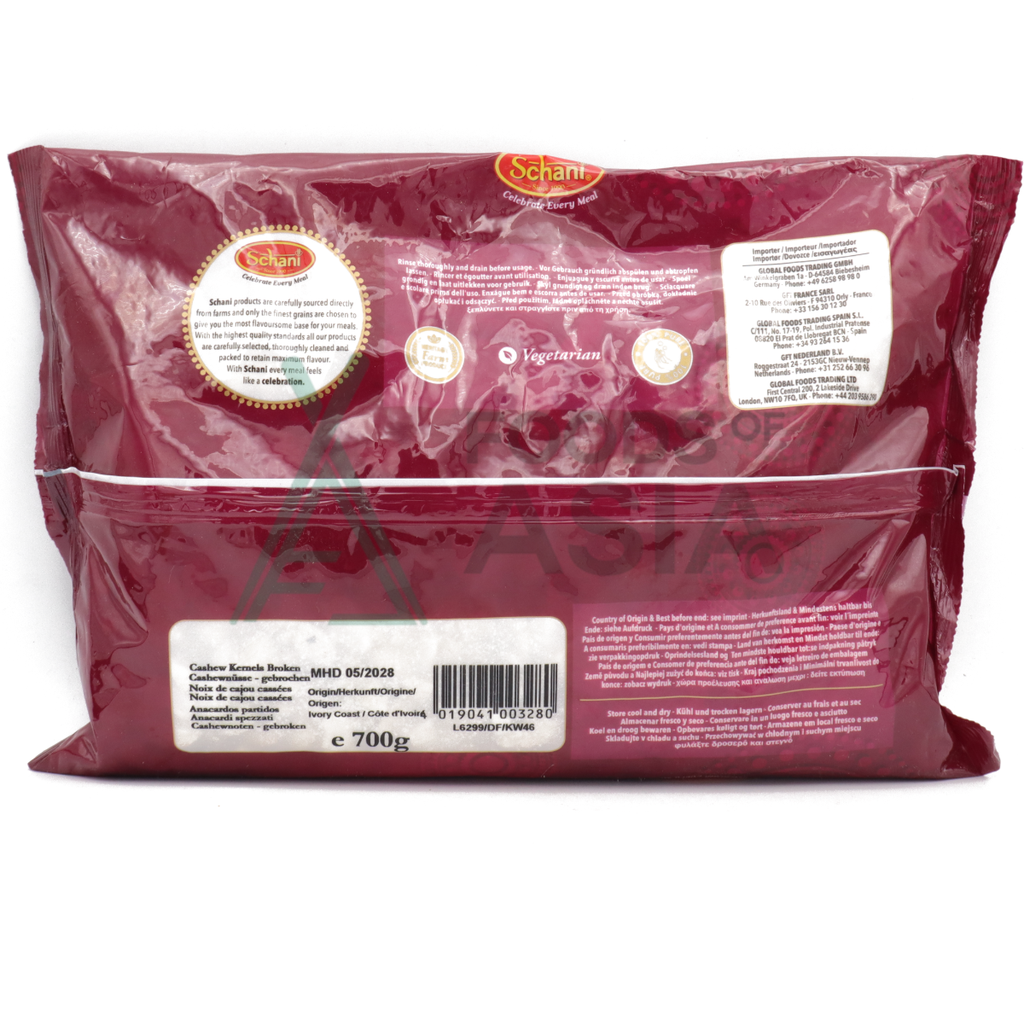 Schani Cashew Kernels Broken 700g