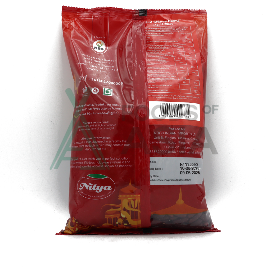 NITYA RED KIDNEY BEANS 1KG