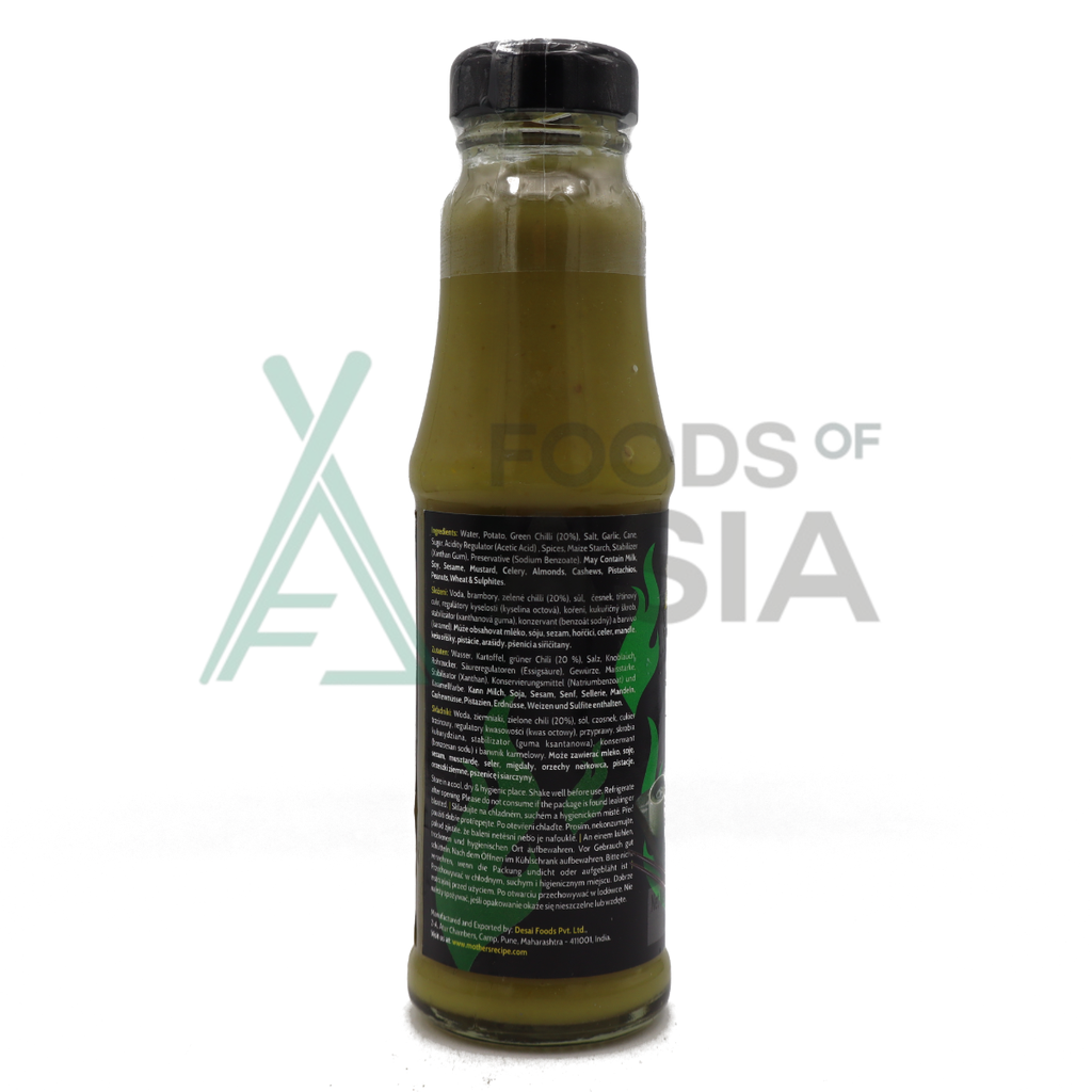 Mother's Green Chilli Sause 190g