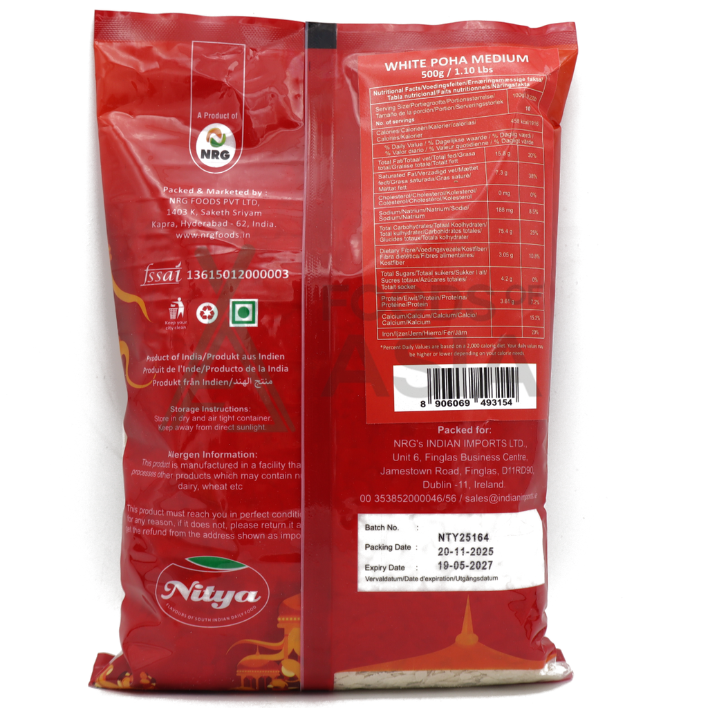NITYA Rice Flakes Medium 500g